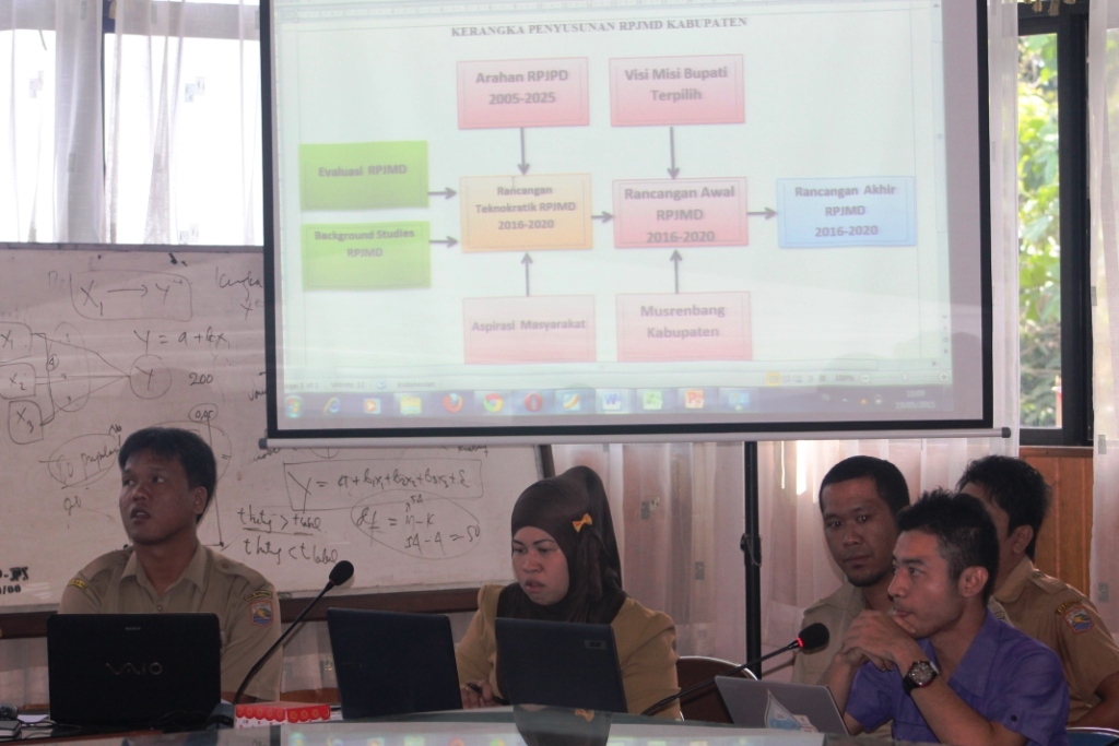 Persiapan Bahan FGD Penyusunan Rancangan Teknokratik RPJMD 2016-2020